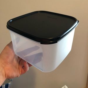 Tupperware square 2 storage container-set of 3